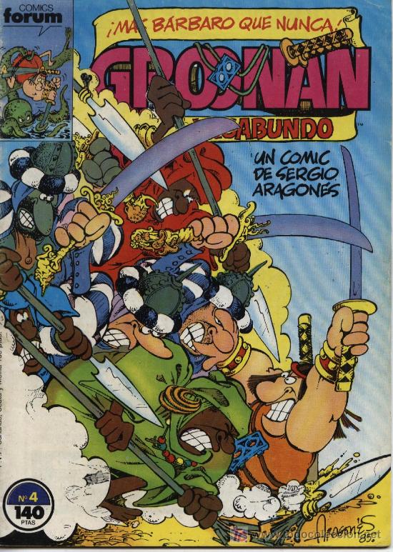 C&oacute;mics: Groonan El Vagabundo  -  n&ordm; 4  -  Forum 1985 (Sergio Aragon&eacute;s) - Foto 1