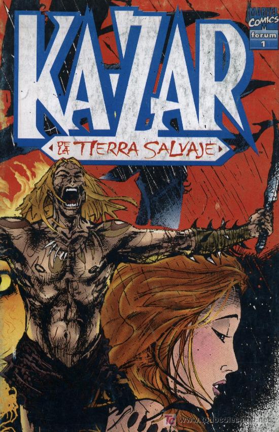 C&oacute;mics: Ka-zar: De la Tierra Salvaje  -  n&ordm; 1  -  Forum 1996 - Foto 1