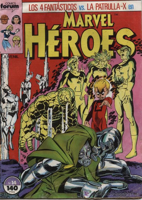 Comics: Marvel H&eacute;roes  -  n&ordm; 14  -  Ed. forum  1987
