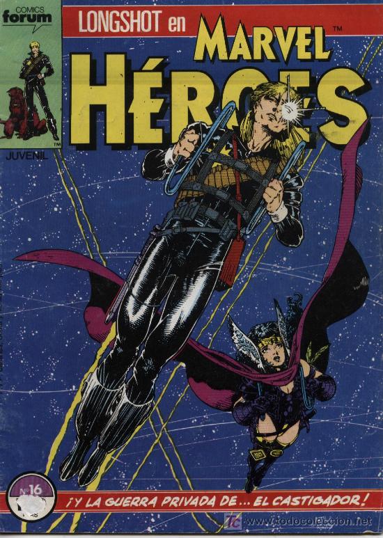 C&oacute;mics: Marvel H&eacute;roes  -  n&ordm; 16  -  Ed. forum  1987