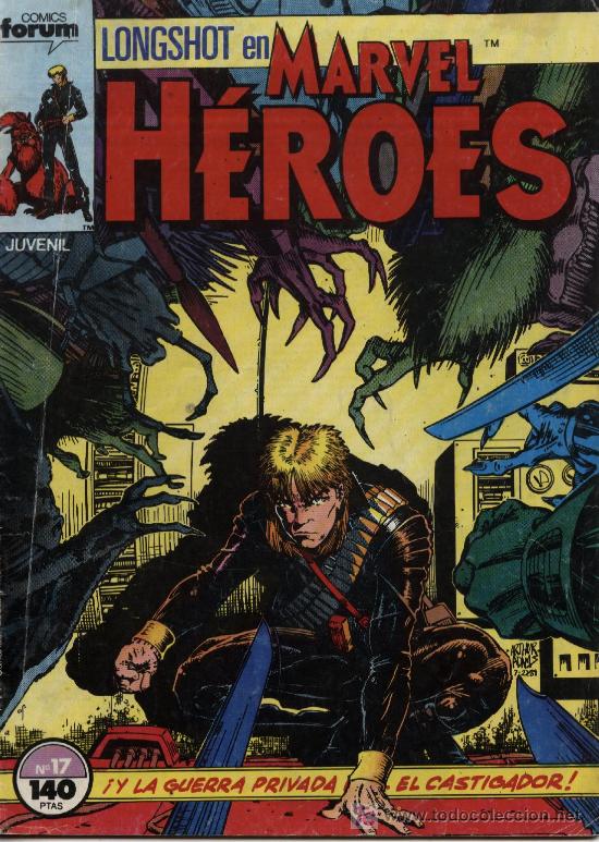 C&oacute;mics: Marvel H&eacute;roes  -  n&ordm; 17  -  Ed. forum  1987