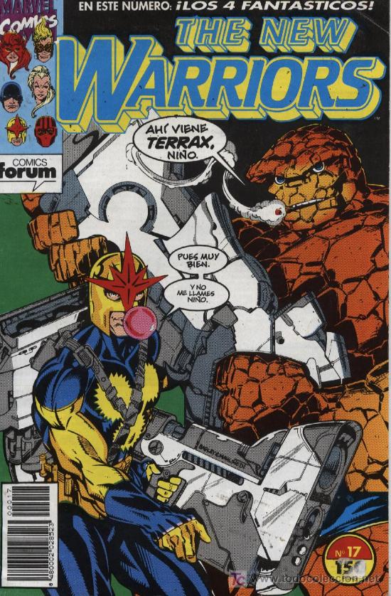 Fumetti: The New Warriors  -  n&ordm; 17  -  Ed. forum  1992