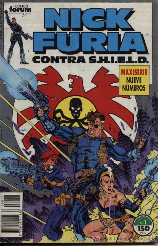 C&oacute;mics: Nick Furia contra Shield  -  n&ordm; 1  -  Ed. forum  1989 - Foto 1