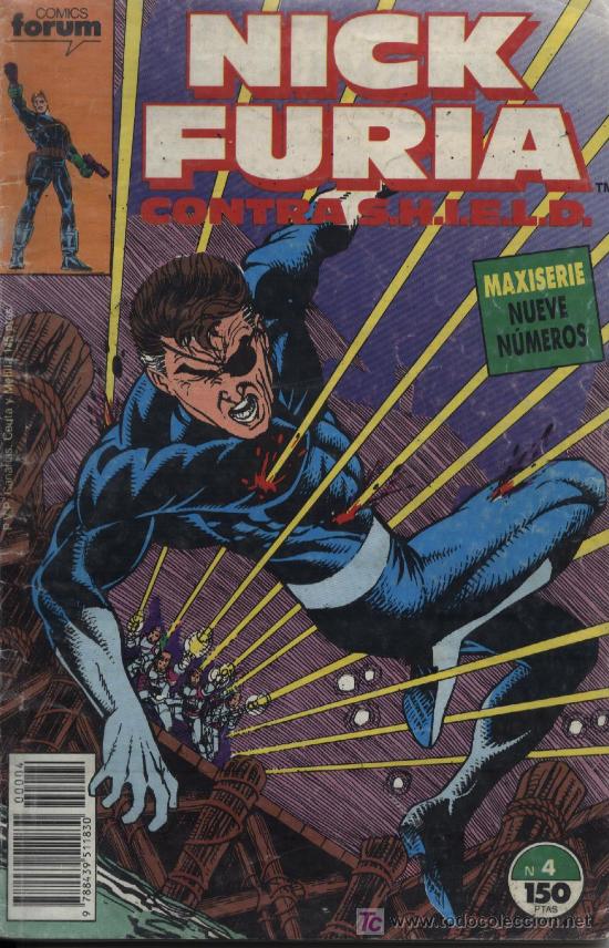 C&oacute;mics: Nick Furia contra Shield  -  n&ordm; 4  -  Ed. forum  1989 - Foto 1