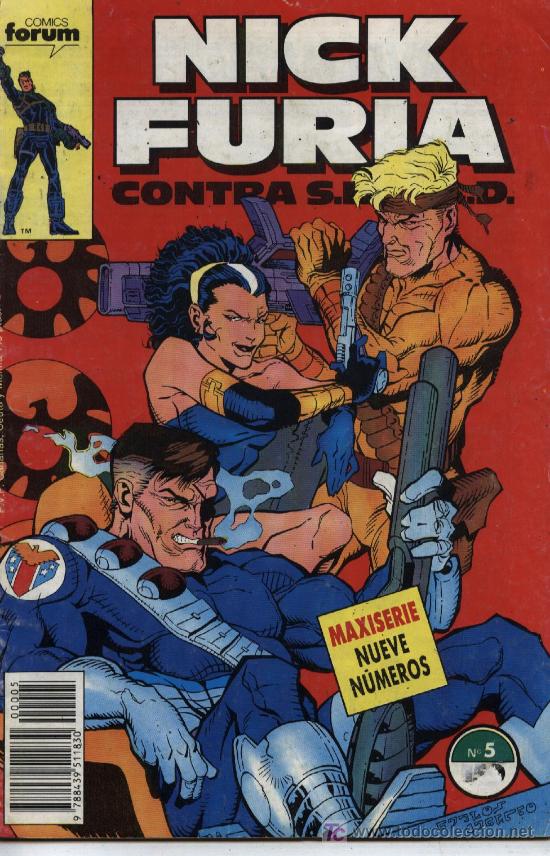 C&oacute;mics: Nick Furia contra Shield  -  n&ordm; 5  -  Ed. forum  1989 - Foto 1
