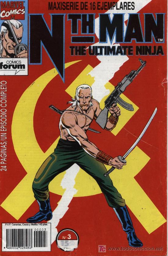 C&oacute;mics: Nth Man: The Ultimate Ninja  -  n&ordm; 3 (de 16)  -  Ed. forum  1991 - Foto 1