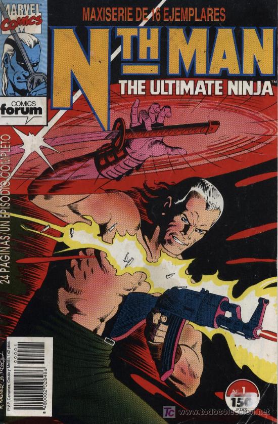 C&oacute;mics: Nth Man: The Ultimate Ninja  -  n&ordm; 1  -  Ed. forum  1991 - Foto 1