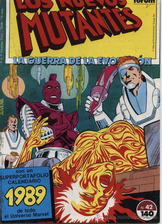 C&oacute;mics: Los Nuevos Mutantes  -  n&ordm; 42  -  Ed. forum  1987 - Foto 1