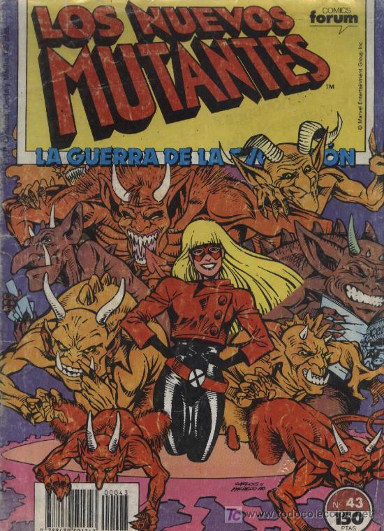 C&oacute;mics: Los Nuevos Mutantes  -  n&ordm; 43  -  Ed. forum  1987 - Foto 1