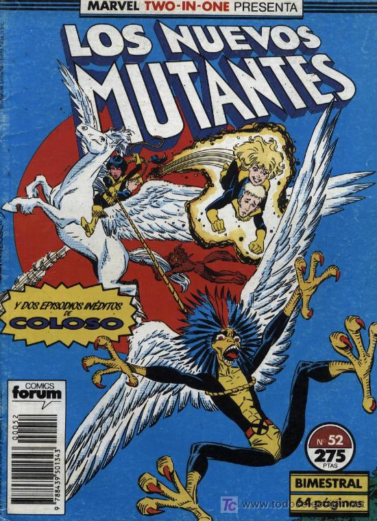 C&oacute;mics: Los Nuevos Mutantes  -  n&ordm; 52  -  Ed. forum  1987 - Foto 1