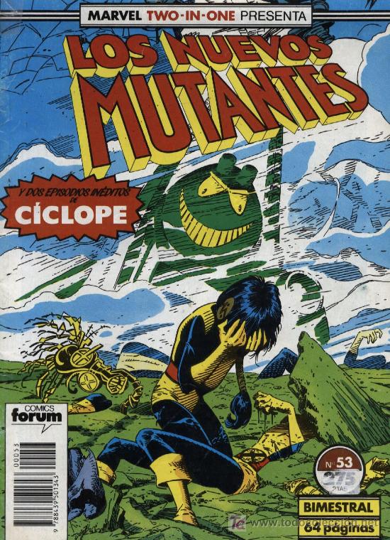 C&oacute;mics: Los Nuevos Mutantes  -  n&ordm; 53  -  Ed. forum  1987 - Foto 1