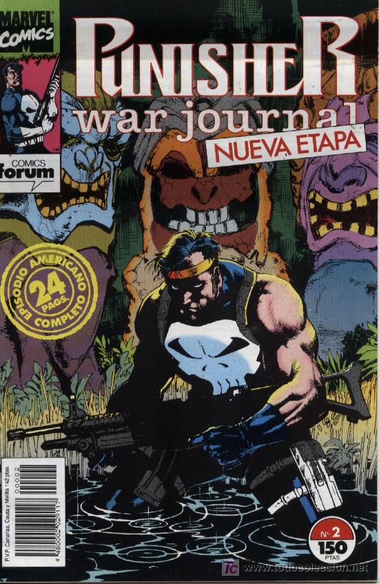 C&oacute;mics: Punisher War Journal  -  n&ordm; 2  -  Ed. forum  1991 - Foto 1