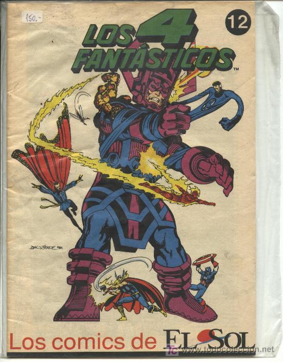C&oacute;mics: Los comics de El Sol: Los Cuatro Fant&aacute;sticos  -  n&ordm; 12  -  Ed forum - Foto 1