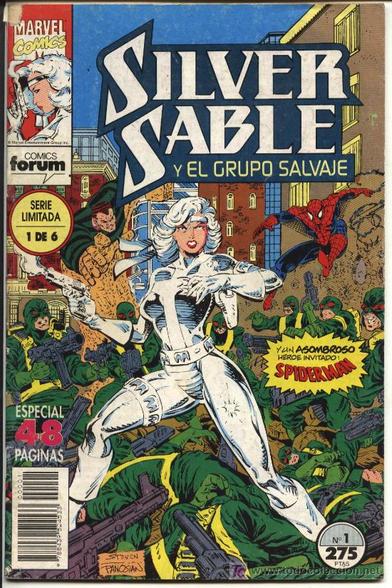 C&oacute;mics: Silver Sable  -  n&ordm; 1 (de 6)  -  Ed. forum  1993 - Foto 1