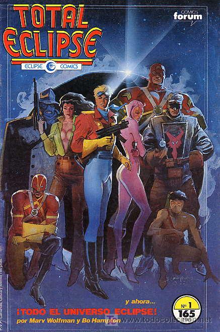 C&oacute;mics: TOTAL ECLIPSE n&ordm; 1 - ECLIPSE COMICS - PLANETA 1990 - TAPAS BLANDAS - 32 P&Aacute;GINAS COLOR - Foto 1