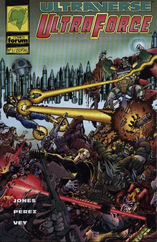 C&oacute;mics: Ultraverse: Ultraforce  -  n&ordm; 3  -  Ed. forum  1995 - Foto 1