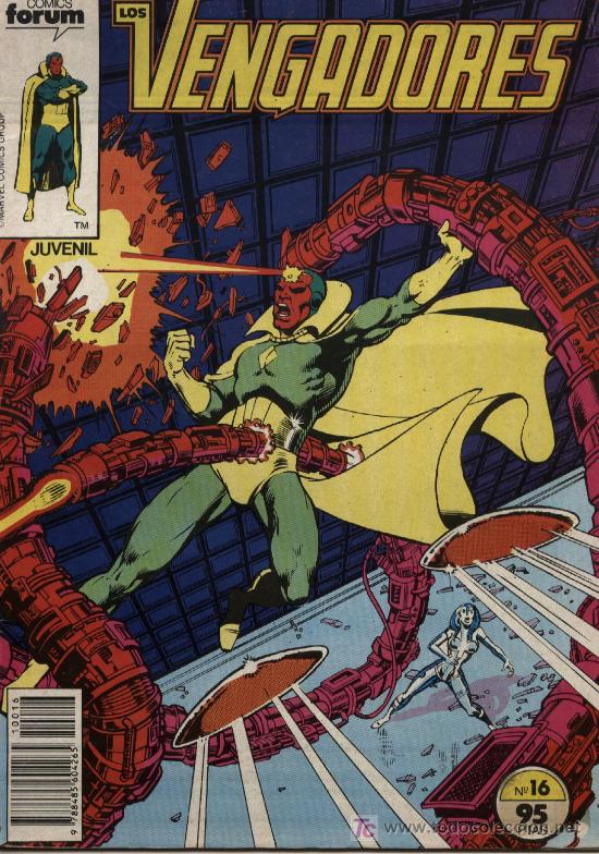 C&oacute;mics: Los Vengadores  -  n&ordm; 16  -  Ed. forum  1983 - Foto 1