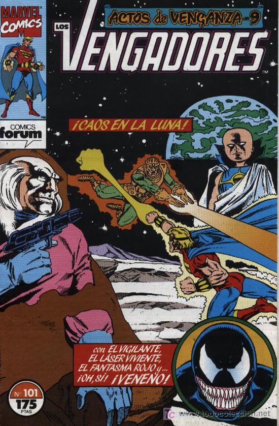 C&oacute;mics: Los Vengadores  -  n&ordm; 101  -  Ed. forum  1990 - Foto 1