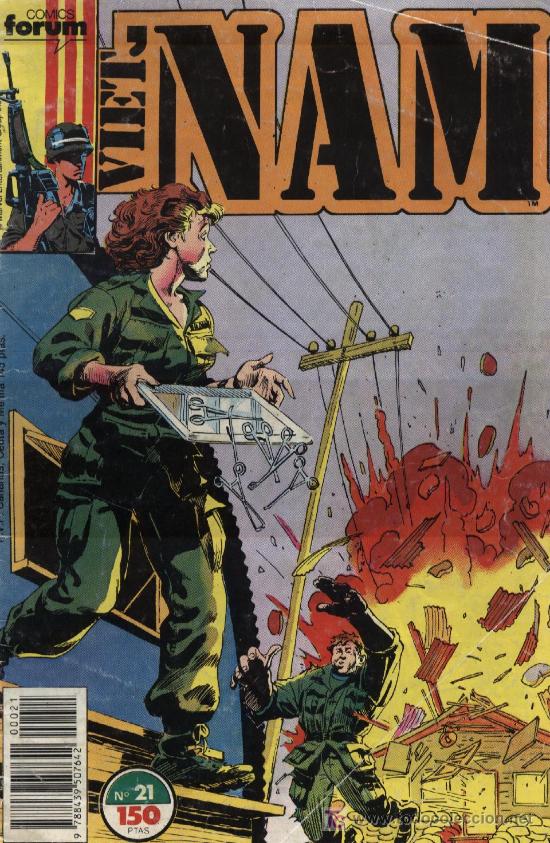 C&oacute;mics: Vietnam  -  n&ordm; 21  -  Ed. forum  1988 - Foto 1