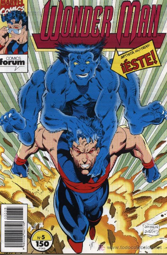 C&oacute;mics: Wonder Man  -  n&ordm; 5  -  Ed. forum  1993 - Foto 1