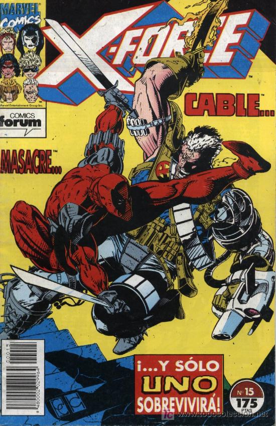 C&oacute;mics: X-Force  -  n&ordm; 15  -  Ed. forum  1993 - Foto 1