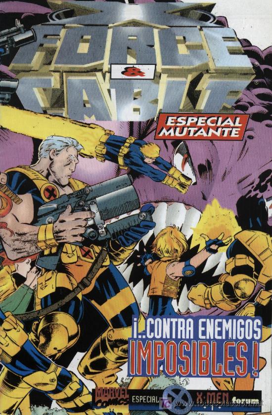 C&oacute;mics: X-Force & Cable  -  Especial Mutante  -  Ed. forum  1998 - Foto 1