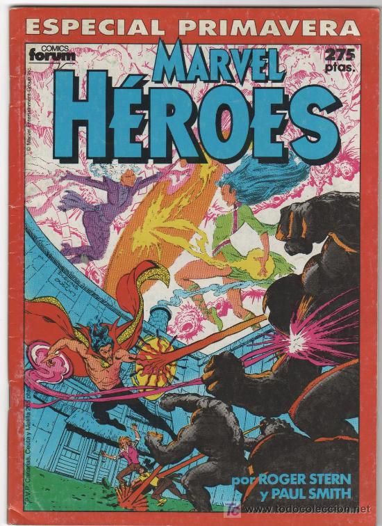 C&oacute;mics: MARVEL H&Eacute;ROES ESPECIAL PRIMAVERA 1990, ESCELENTE ESTADO - Foto 1