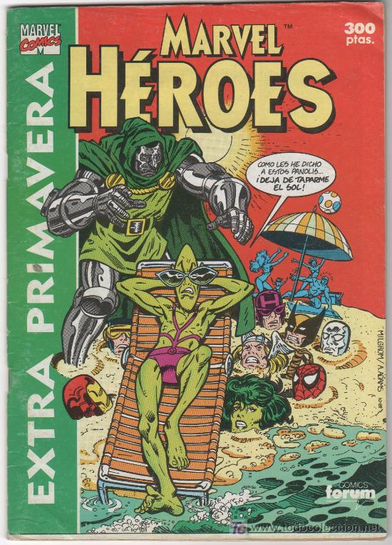 C&oacute;mics: MARVEL H&Eacute;ROES EXTRA PRIMAVERA 1991 - Foto 1