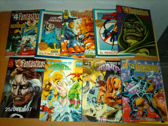 C&oacute;mics: LOS 4 FANTASTICOS TOTAL MAS DE 500 N&ordm; - Foto 1