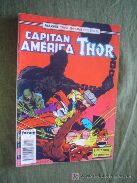 C&oacute;mics: MARVEL TWO IN ONE N&ordm; 57 ( CAPITAN AMERICA - THOR ) - Foto 1
