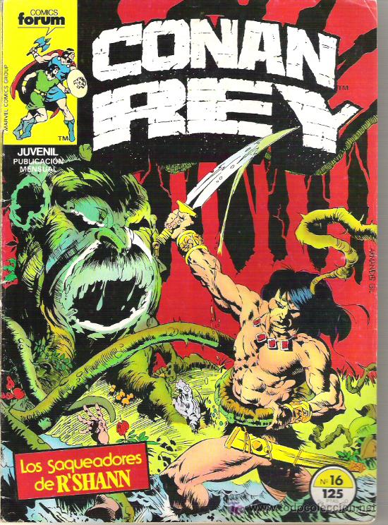C&oacute;mics: CONAN REY - LOS SAQUEADORES DE R`SHANN NUM 16 - Foto 1