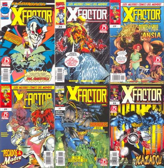 C&oacute;mics: X FACTOR VOLUMEN II NUMEROS 25 AL 33 (NUEVE NUMEROS CONSECUTIVOS) - Foto 1