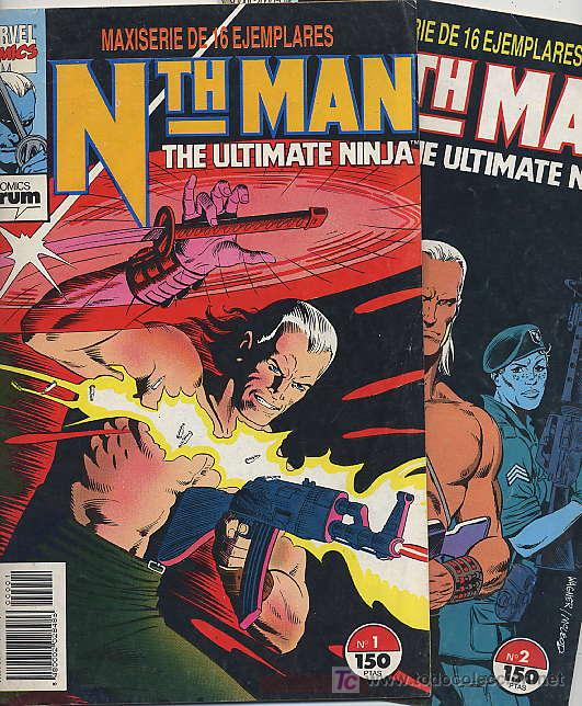C&oacute;mics: NTH MAN - THE ULTIMATE NINJA - N&Uacute;MEROS 1 y 2 - COMICS FORUM - PLANETA 1991 - Foto 1