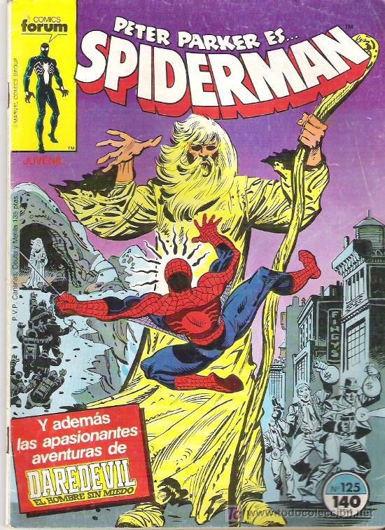 C&oacute;mics: SPIDERMAN - ERMITA&Ntilde;O NUM 125***1987 - Foto 1