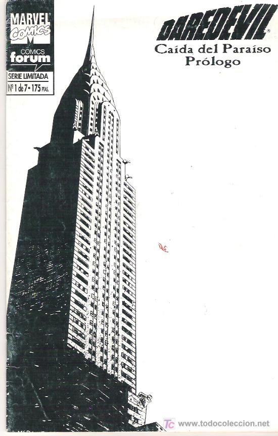 C&oacute;mics: DAREDEVIL - CAIDA DEL PARAISO PROLOGO NUM 1 SERIE LIMITADA - Foto 1