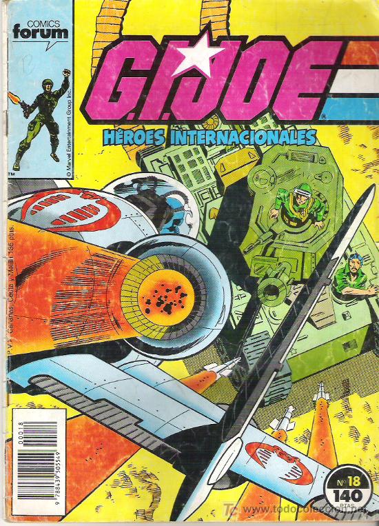 C&oacute;mics: GIJOE- HEROES INTERNACIONALES NUM 18***1988 - Foto 1