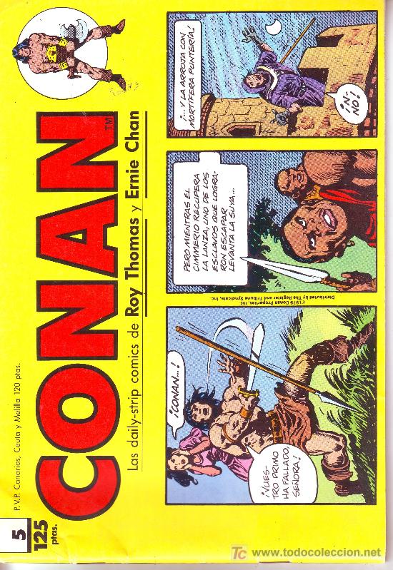 C&oacute;mics: Conan n&ordm; 5. Los Daily-strip c&oacute;mics de Roy Thomas y Ernie chan - Foto 1