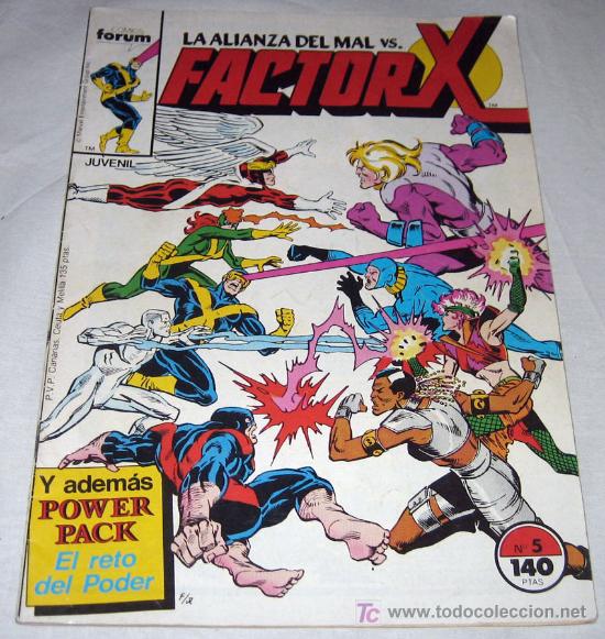 C&oacute;mics: FACTOR X NUMERO 5 - COMICS FORUM - Y ADEMAS POWER PACK EL RETO DEL PODER - - Foto 1