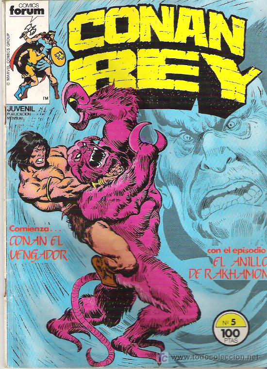 C&oacute;mics: conan rey num 5 el anillo de rakhamon 1984 - Foto 1