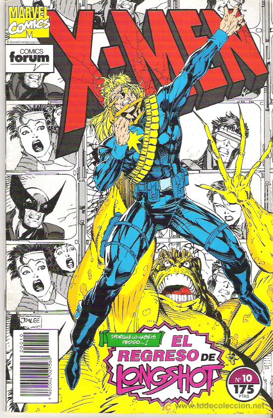 C&oacute;mics: X MEN - el regreso de longshot*** VOL 1 NUM 10 ** 1993 - Foto 1