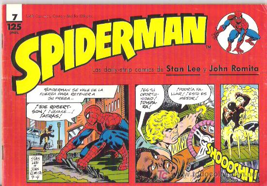 C&oacute;mics: spiderman - las daily-trips comics de stan lee y john romita num 7 1989 - Foto 1