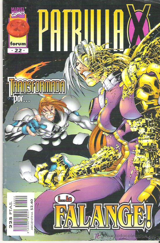 C&oacute;mics: PATRULLA X - LA FALANGE **** NUM 22 ****1998 - Foto 1