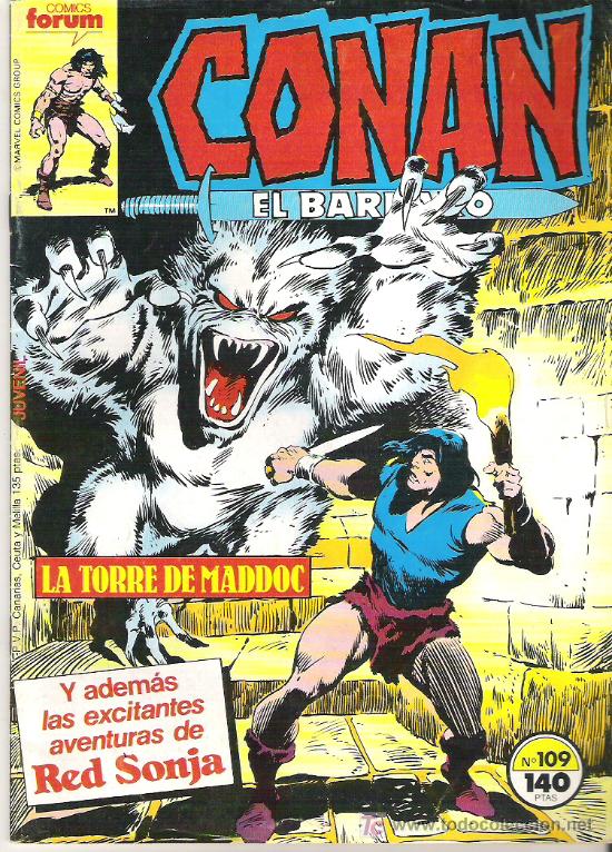 C&oacute;mics: CONAN EL BARBARO *** LA TORRE DE MADDOC ***NUM 109 - Foto 1