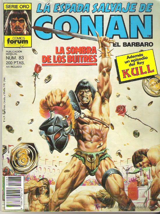 C&oacute;mics: LA ESPADA SALVAJE DE CONAN **la sombra de los buitres ** num 83 - Foto 1