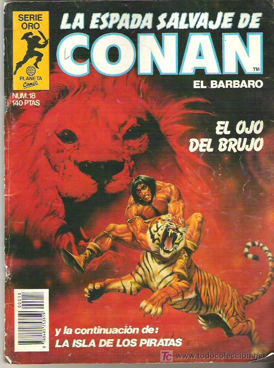 C&oacute;mics: la espada salvaje de conan **** EL OJO DEL BRUJO **** NUM 18 - Foto 1