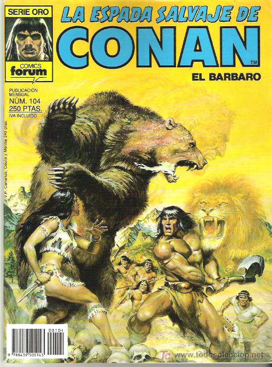 C&oacute;mics: LA ESPADA SALVAJE DE CONAN *** EL ESPIRITU DE LA BESTIA *** NUM 104 - Foto 1