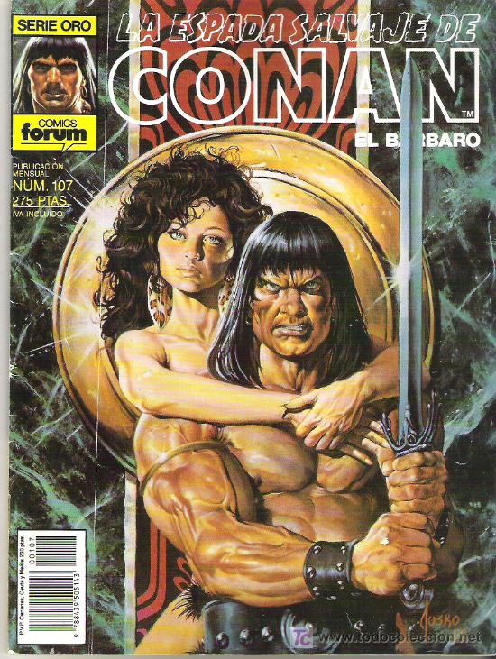 C&oacute;mics: LA ESPADA SALVAJE DE CONAN ***ANSIA DE ESMERALDAS *** NUM107 - Foto 1