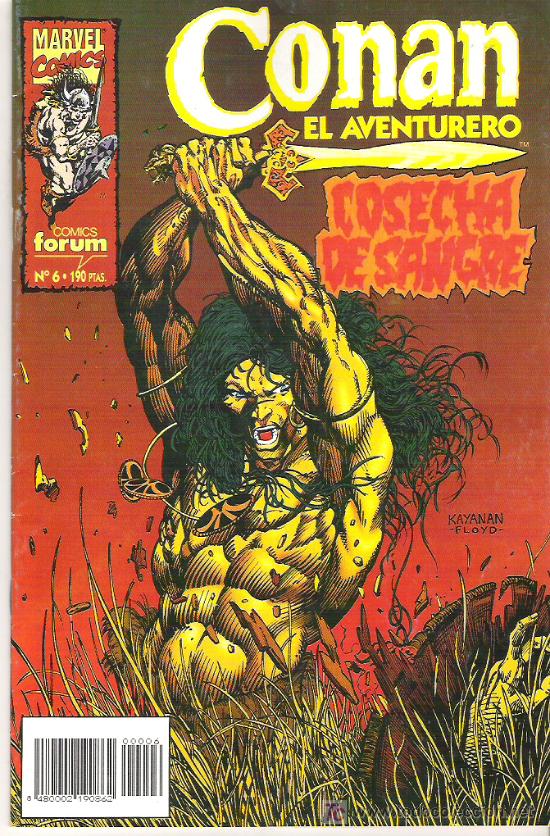 C&oacute;mics: CONAN EL AVENTURERO - COSECHA DE SANGRE *** NUM 6 - Foto 1