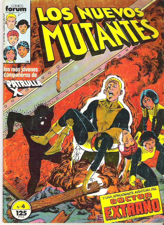 C&oacute;mics: LOS NUEVOS MUTANTES - DOCTOR EXTRA&Ntilde;O *** NUM 4 - Foto 1
