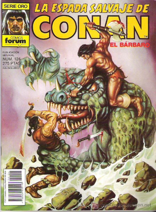 C&oacute;mics: LA ESPADA SALVAJE DE CONAN *** EL PODER DEL HONOR *** SERIE ORO *** NUM 124 - Foto 1